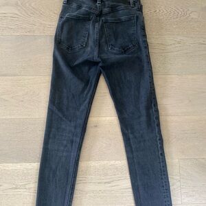 aritzia denim forum yoko high rise straight leg jeans